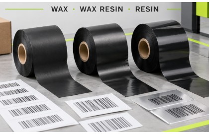 So sánh các loại mực in mã vạch Wax, Wax Resin và Resin